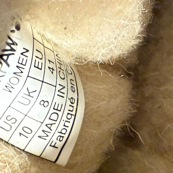 Bearpaw Women's Eva Short Hickory Winter Boots Size 10 Brown Beige - Picture 3 of 10